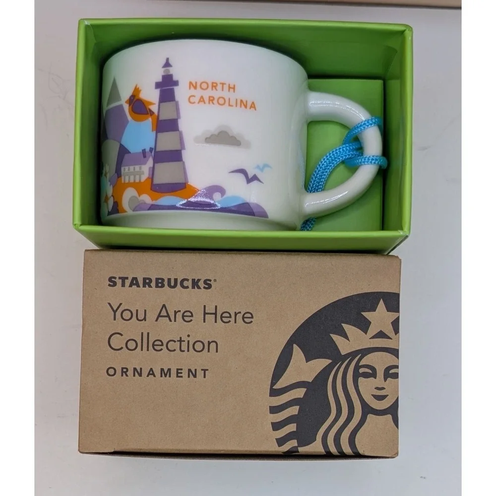 You Are Here Collection - North Carolina - New Starbucks Ornament 2OZ
